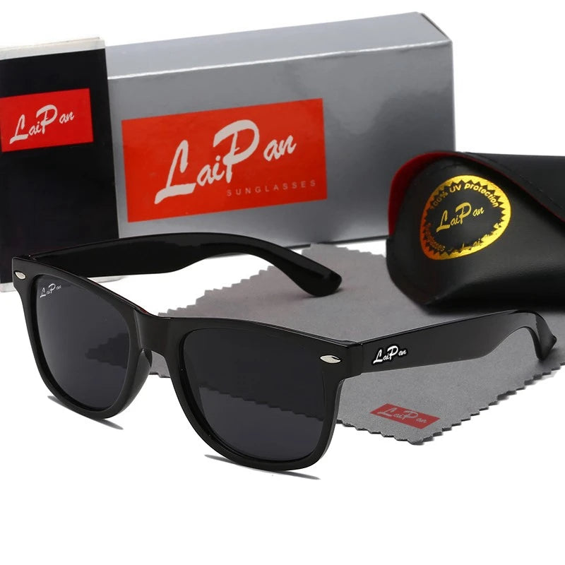 a pair of sunglasses and a box of sunglasses