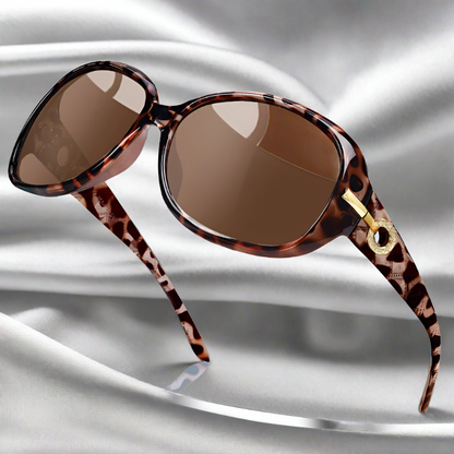 Women's Polarized Sunglasses - UV400 Protection, Fashionable Oval Style